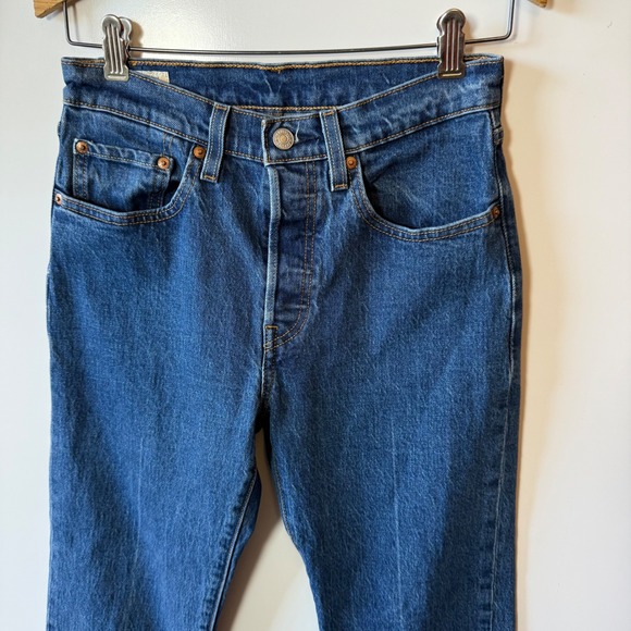 Levi‎ Strauss 501 Original Fit Button Fly Blue Denim Jeans W26 - Picture 5 of 12